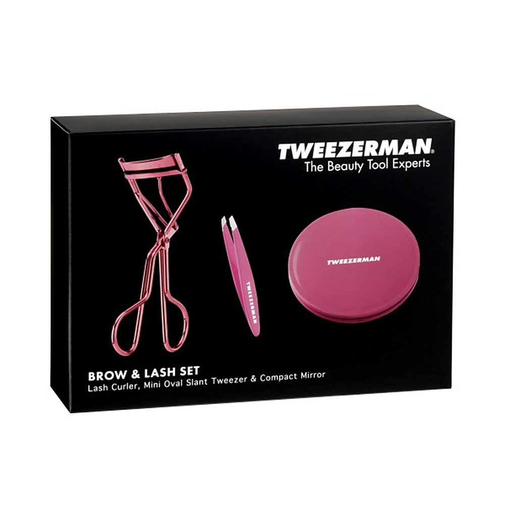 Tweezerman - Brow & Lash Set - Pink_1