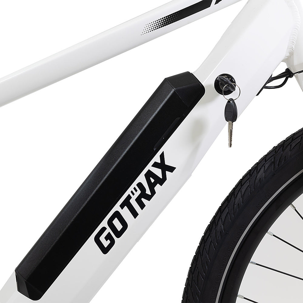GOTRAX CTI Step Over Electric Bike w/ 40.5mi Max Operating Range and 20mph Max Speed - WHITE_9