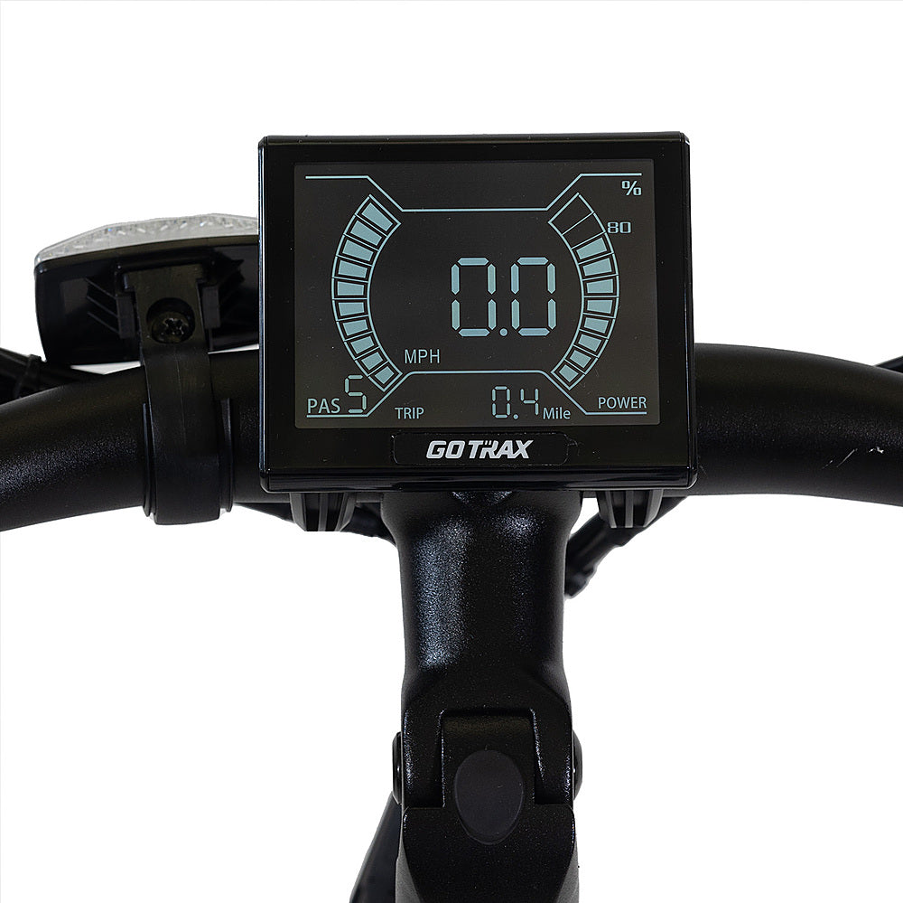 GOTRAX CTI Step Thru Electric Bike w/ 40.5mi Max Operating Range and 20mph Max Speed - BLACK_3