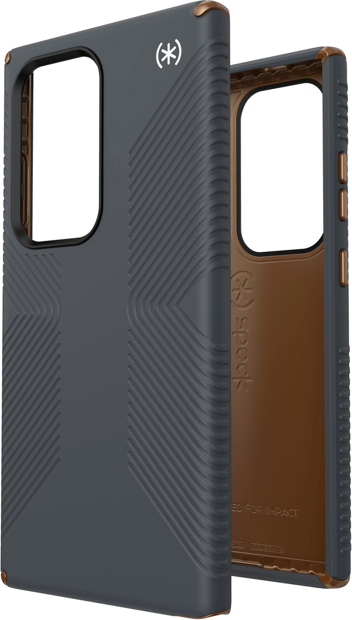 Speck - Presidio2 Grip Case for Samsung Galaxy S24 Ultra - Charcoal Gray_1
