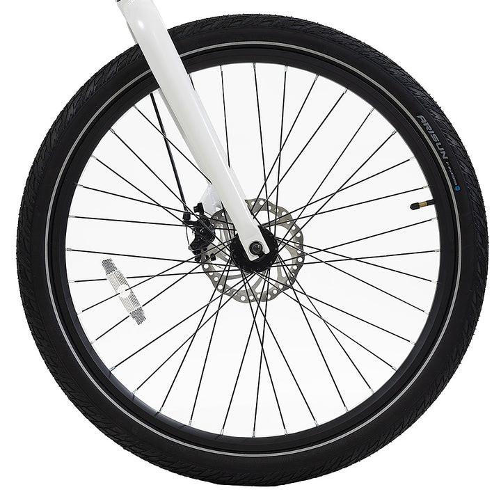 GOTRAX CTI Step Thru Electric Bike w/ 40.5mi Max Operating Range and 20mph Max Speed - WHITE_10