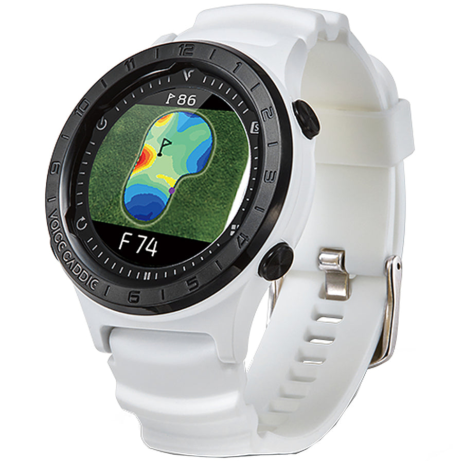 VoiceCaddie - A2 Hybrid Golf GPS Watch - White_0