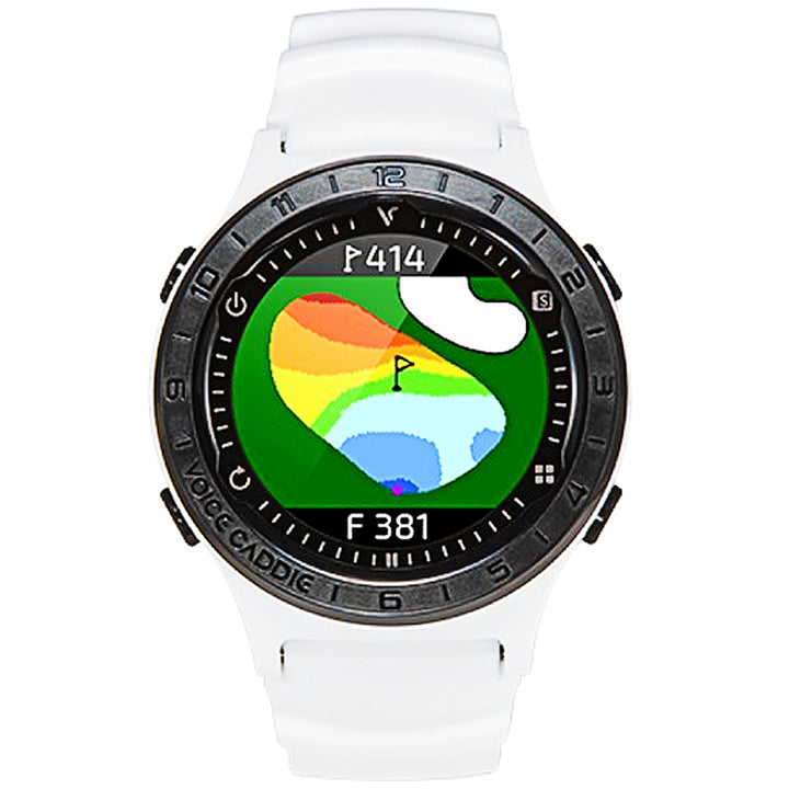 VoiceCaddie - A2 Hybrid Golf GPS Watch - White_2