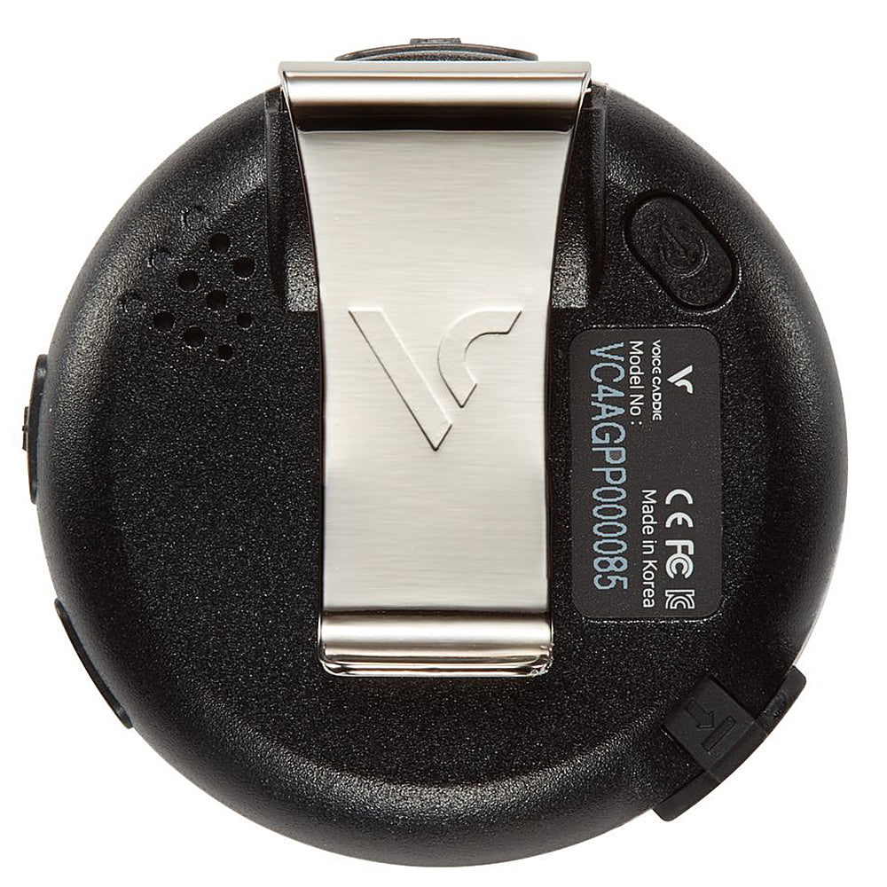 VoiceCaddie - VC4 Golf GPS Rangefinder with Voice Output of Distance, Auto Slope, and Active Green Info - Silver/Black_1