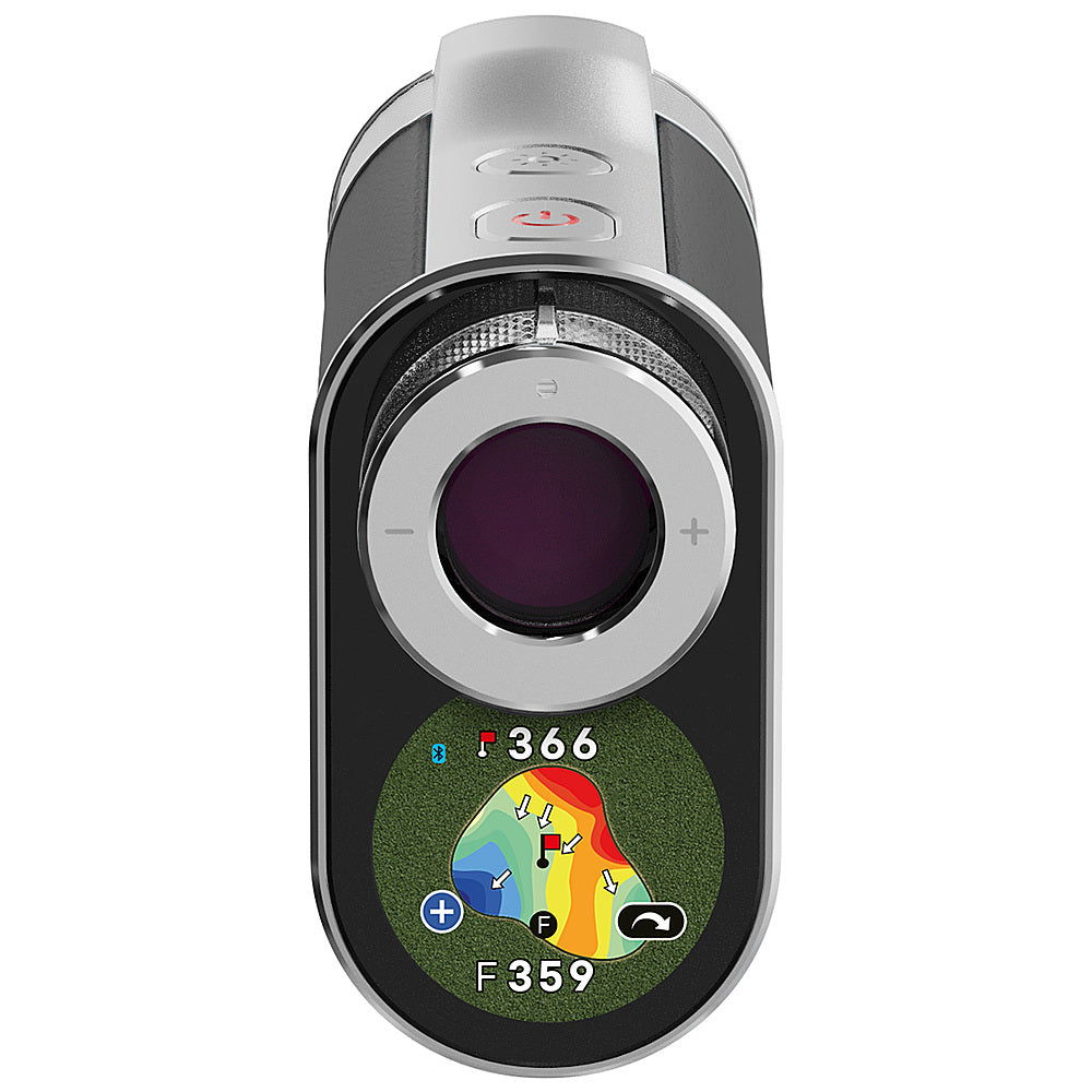 VoiceCaddie - SL3 True Hybrid GPS and Laser Range Finder with Dual Color OLED, Course Layout Undulation, and Pin Tracer Technology - Black_4