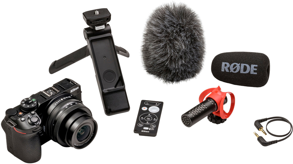 Z 30 Creator's Kit with NIKKOR Z DX 16-50mm f/3.5-6.3 VR lens, Nikon Bluetooth Remote, SmallRig Grip Microphone_1