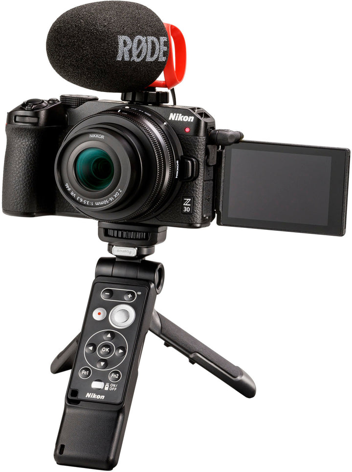 Z 30 Creator's Kit with NIKKOR Z DX 16-50mm f/3.5-6.3 VR lens, Nikon Bluetooth Remote, SmallRig Grip Microphone_4