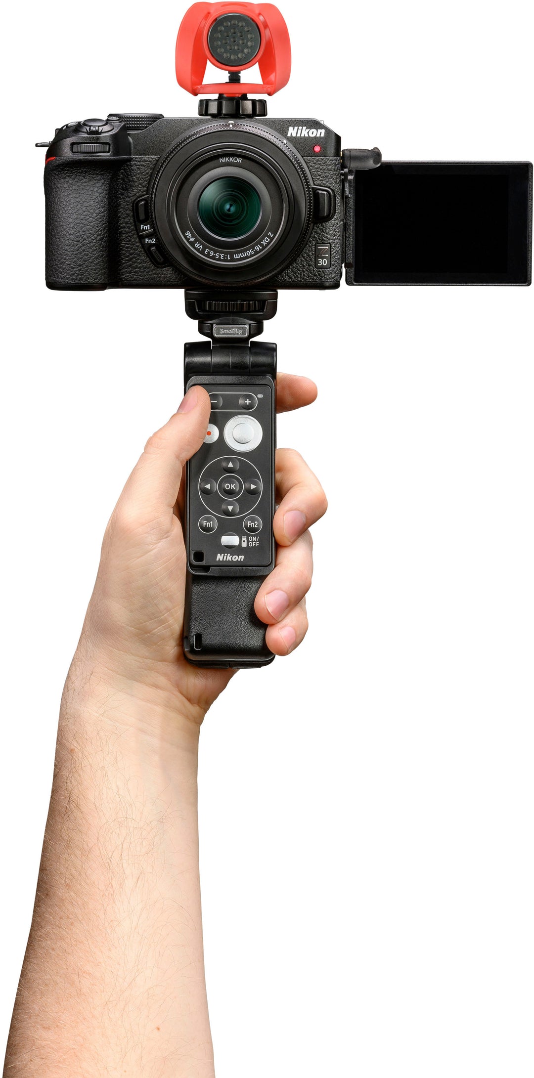 Z 30 Creator's Kit with NIKKOR Z DX 16-50mm f/3.5-6.3 VR lens, Nikon Bluetooth Remote, SmallRig Grip Microphone_2