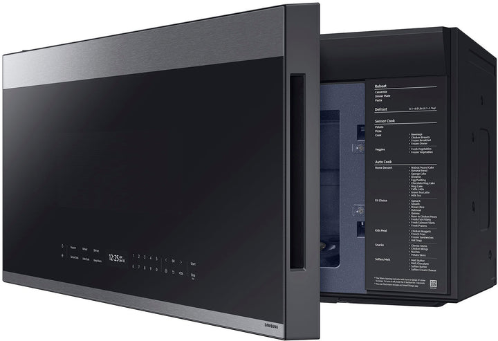 Samsung - Bespoke 2.1 Cu. Ft. Over-the-Range Microwave with Sensor Cooking and Auto Dimming Glass Touch Controls - Stainless Steel_3
