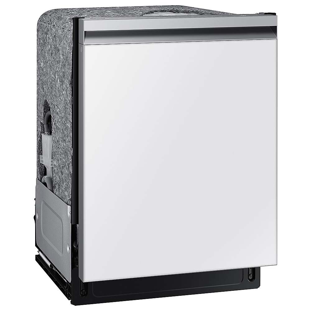 Samsung - BESPOKE 24” Top Control Smart Built-In Dishwasher with 3rd Rack, StormWash, 46 dBA - Bespoke White Glass_9
