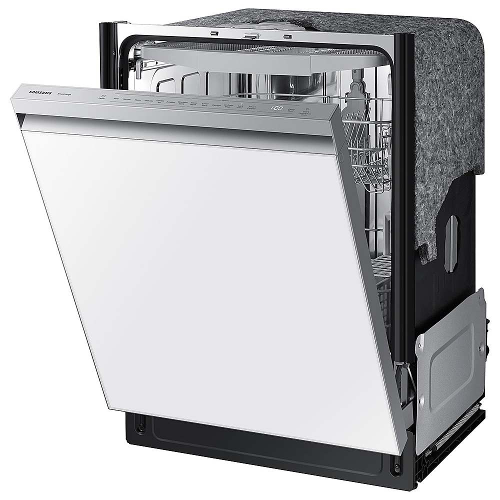 Samsung - BESPOKE 24” Top Control Smart Built-In Dishwasher with 3rd Rack, StormWash, 46 dBA - Bespoke White Glass_8