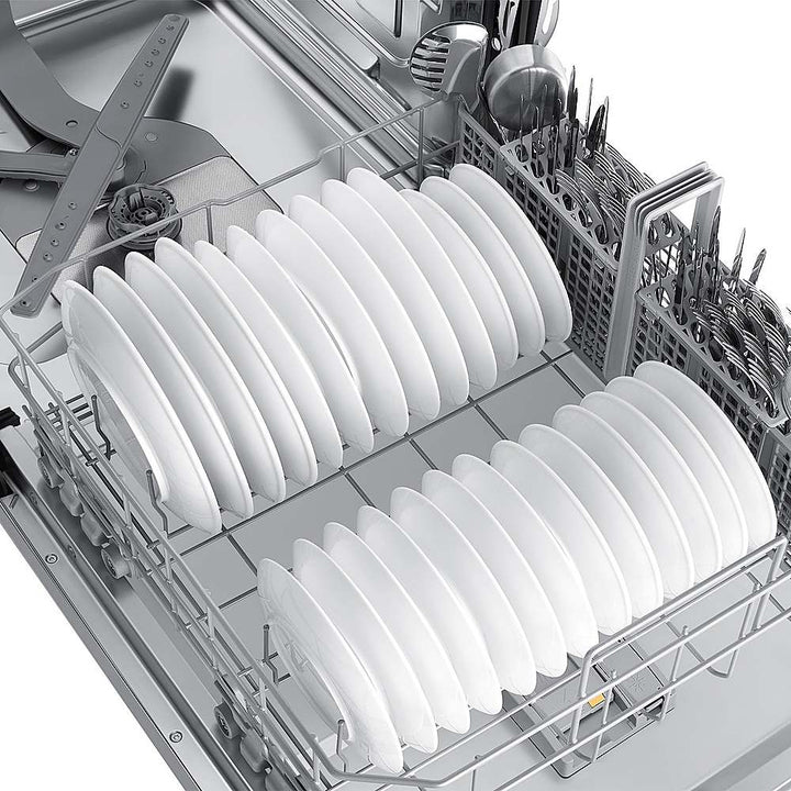Samsung - BESPOKE 24” Top Control Smart Built-In Dishwasher with 3rd Rack, StormWash, 46 dBA - Bespoke White Glass_4
