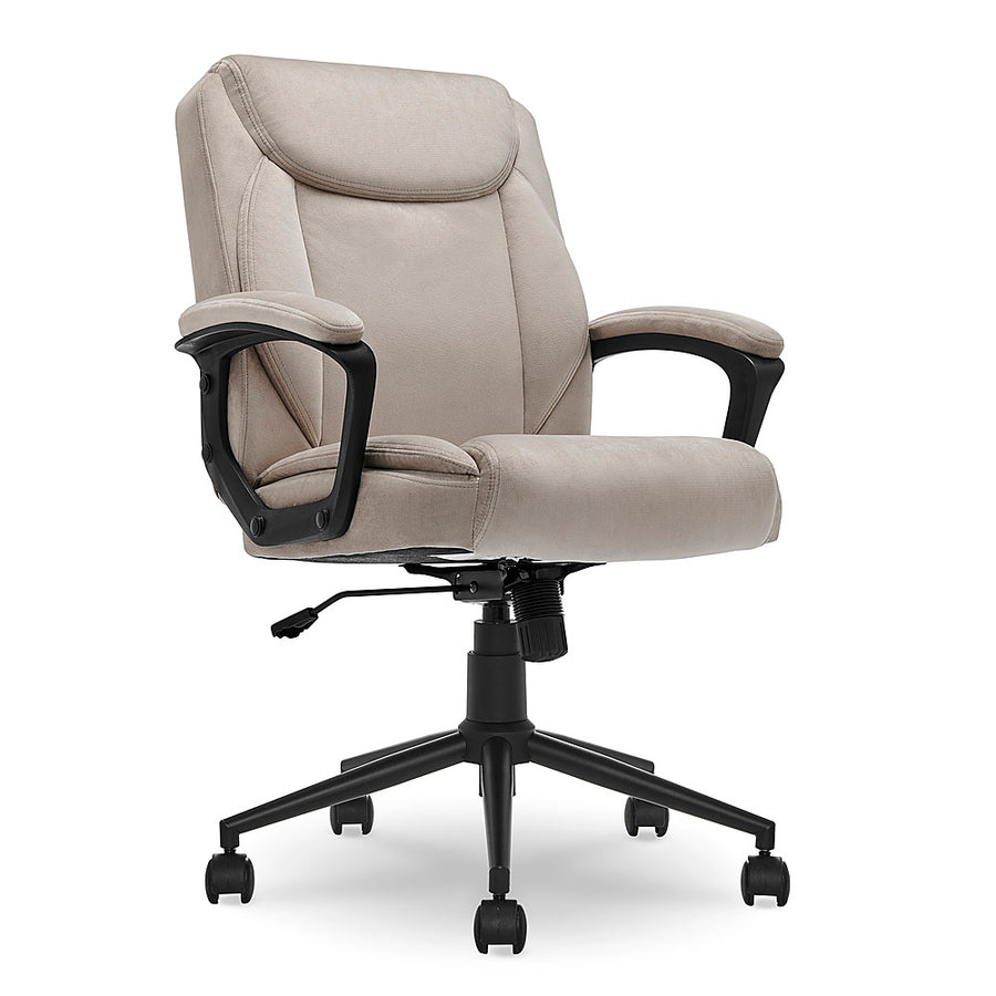 Click365 - Transform 1.0 Bonded Leather Desk Office Chair - Beige_0