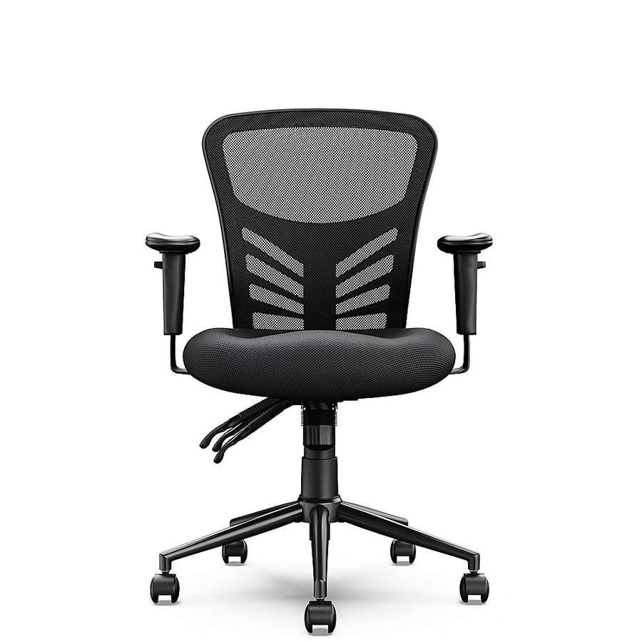 Click365 - Flow Mid-Back Mesh Office Chair - Black_0