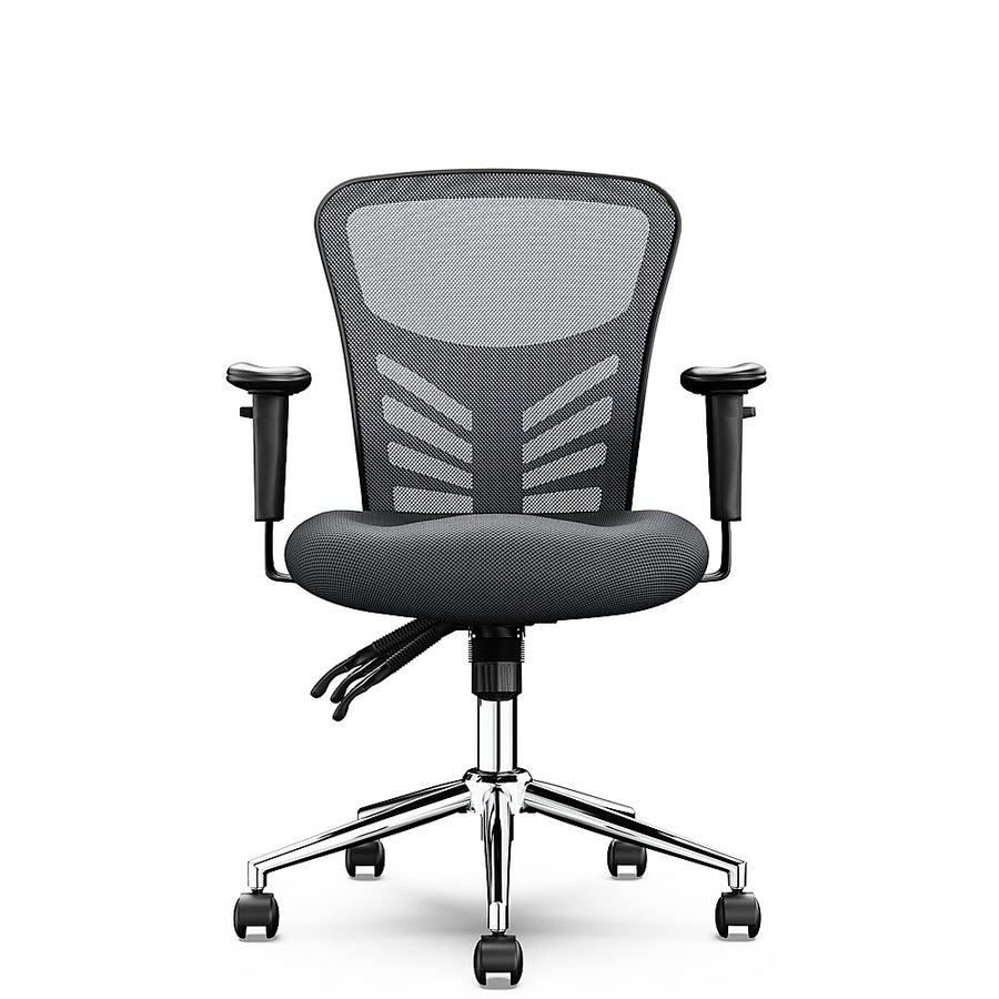 Click365 - Flow Mid-Back Mesh Office Chair - Gray_0