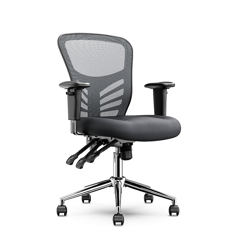 Click365 - Flow Mid-Back Mesh Office Chair - Gray_1