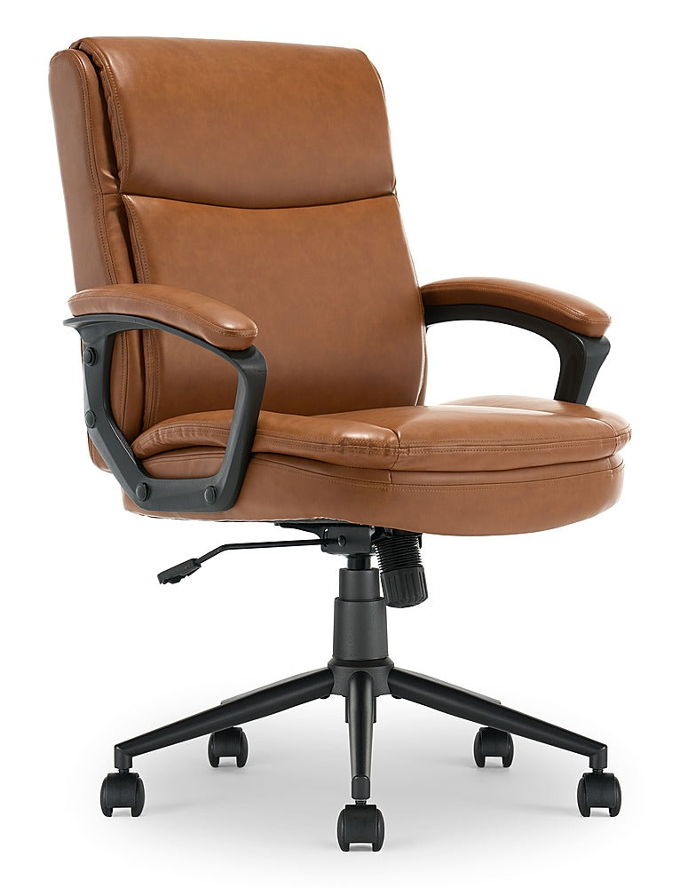 Click365 - Transform 2.0 Upholstered Desk Office Chair - Cognac_1
