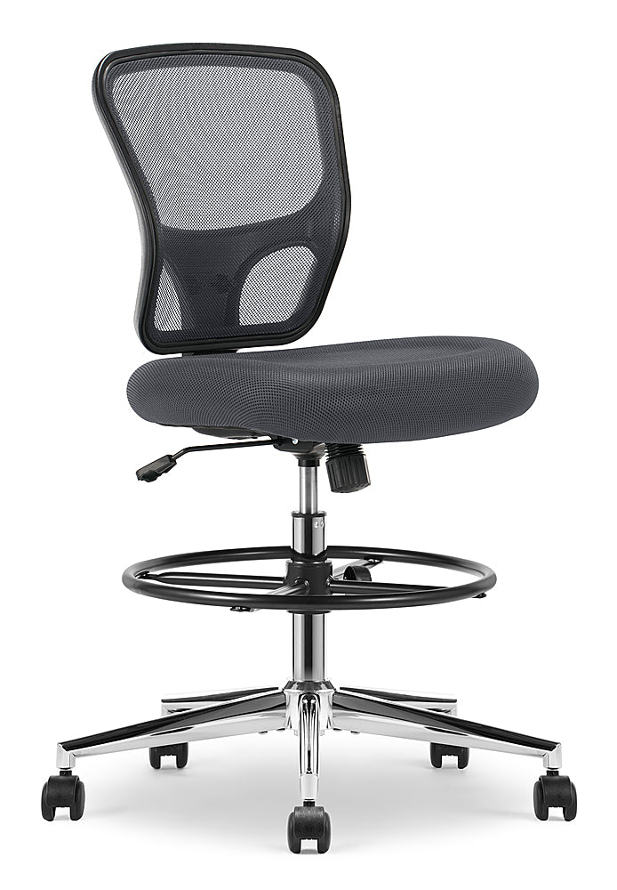 Click365 - Perch Mesh Drafting Office Chair - Gray_0