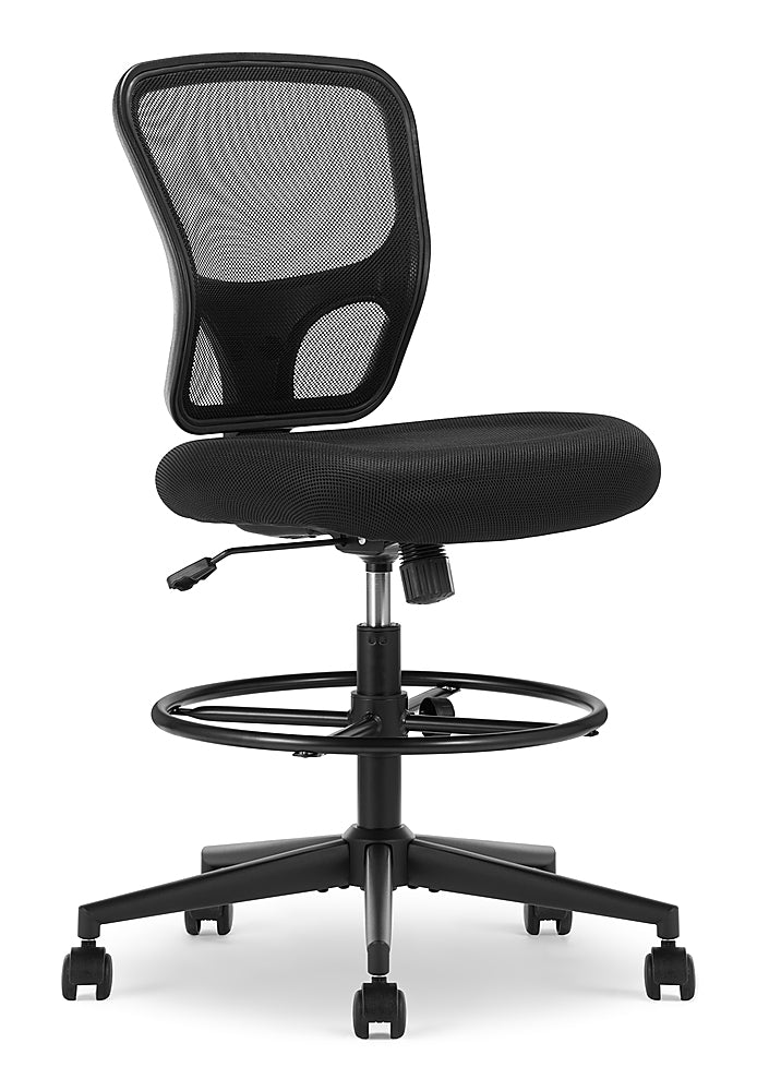 Click365 - Perch Mesh Drafting Office Chair - Black_0