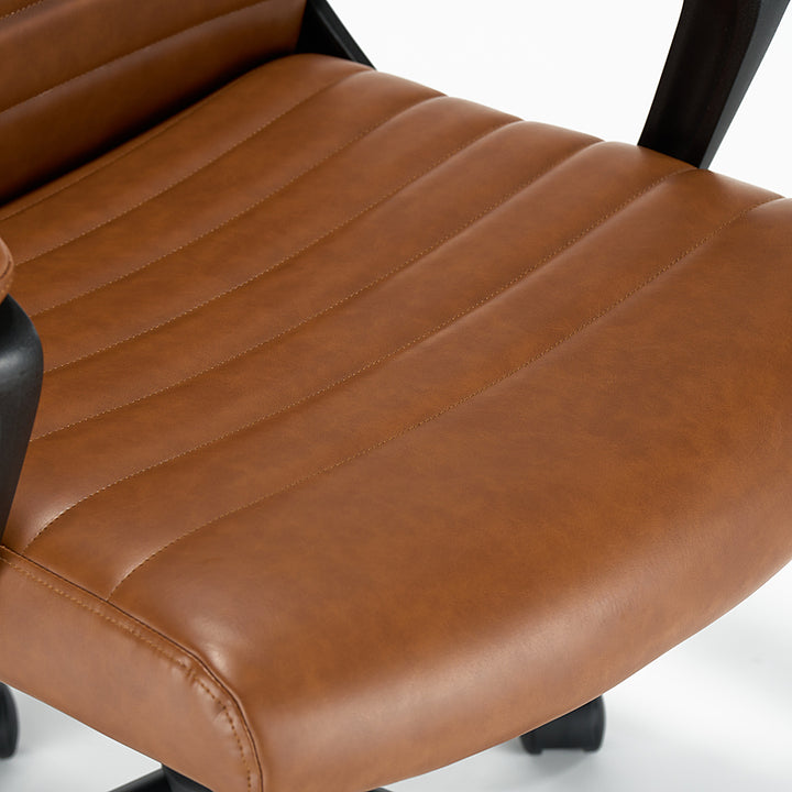 Click365 - Transform 3.0 Upholstered Desk Office Chair - Cognac_3