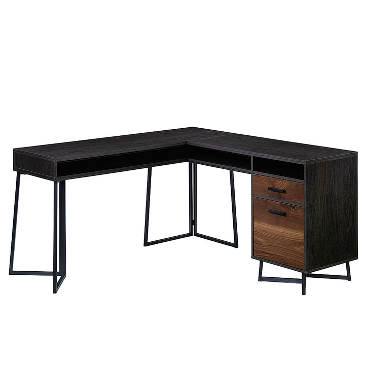 Sauder - Canton Lane L Desk Gw - SGS Laminate Grand Walnut_1