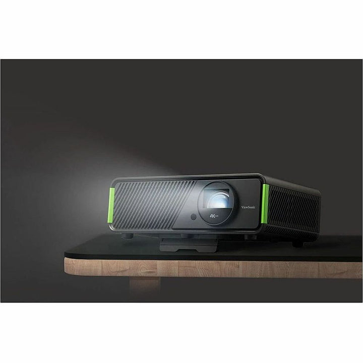 ViewSonic - 4K HDR High Brightness Short Throw Smart LED Home Projector - Black_3