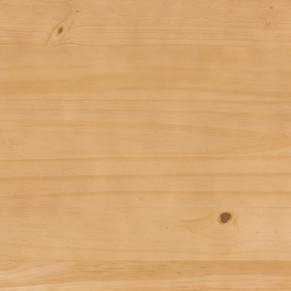 Walker Edison - Mid-Century Modern Slatted Solid Wood King Bedframe - Natural Pine_2