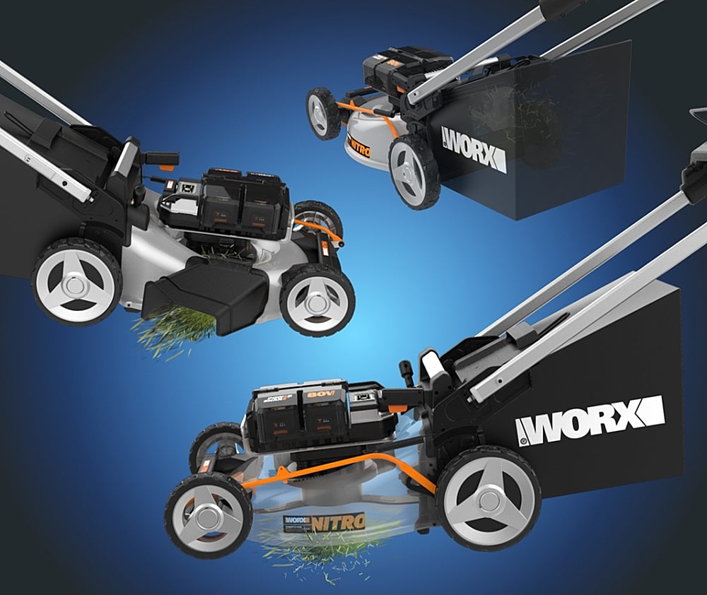 WORX - WG761 80V Cordless Self-Propelled Lawn Mower - Black_3