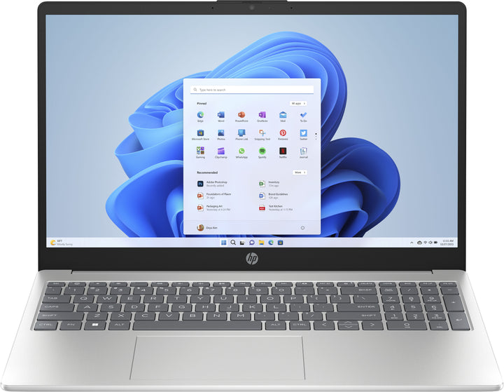 HP - 15.6" Touch-Screen Laptop - AMD Ryzen 5 - 8GB Memory - 512GB SDD - Natural Silver_0