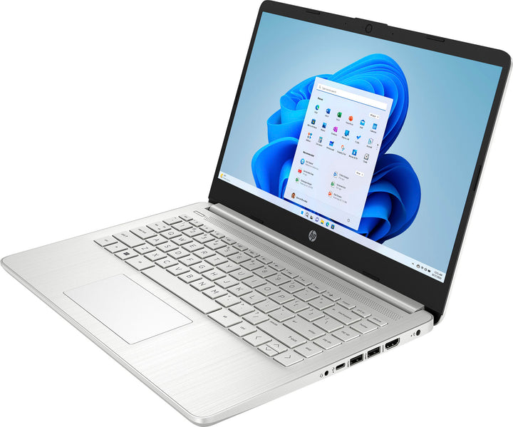 HP - 14" Laptop - Intel Celeron - 4GB Memory - 128GB eMMC - Natural Silver_10