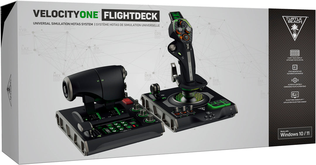 Turtle Beach VelocityOne Flightdeck Universal HOTAS Simulation System Joystick & Throttle for Windows 10 & 11 PCs - Black_6