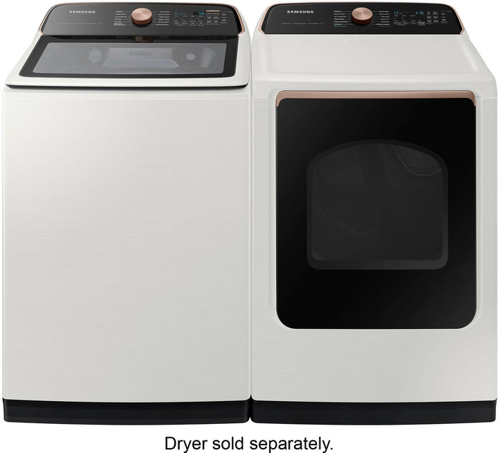 Samsung - 5.5 Cu. Ft. High-Efficiency Smart Top Load Washer with Auto Dispense System - Ivory_11