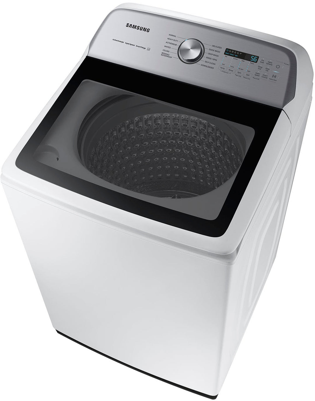 Samsung - 5.2 Cu. Ft. High-Efficiency Smart Top Load Washer with Super Speed Wash - White_4