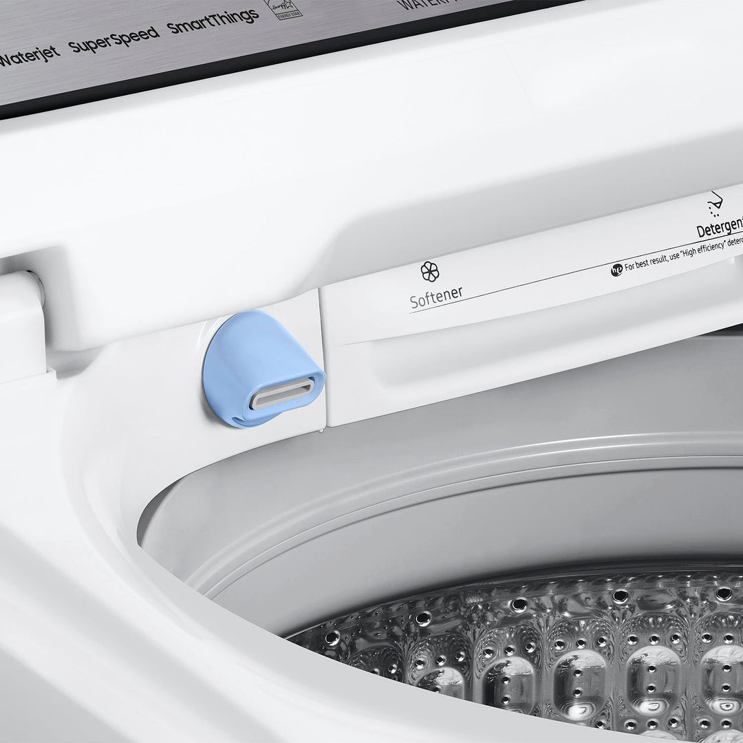 Samsung - 5.2 Cu. Ft. High-Efficiency Smart Top Load Washer with Super Speed Wash - White_7