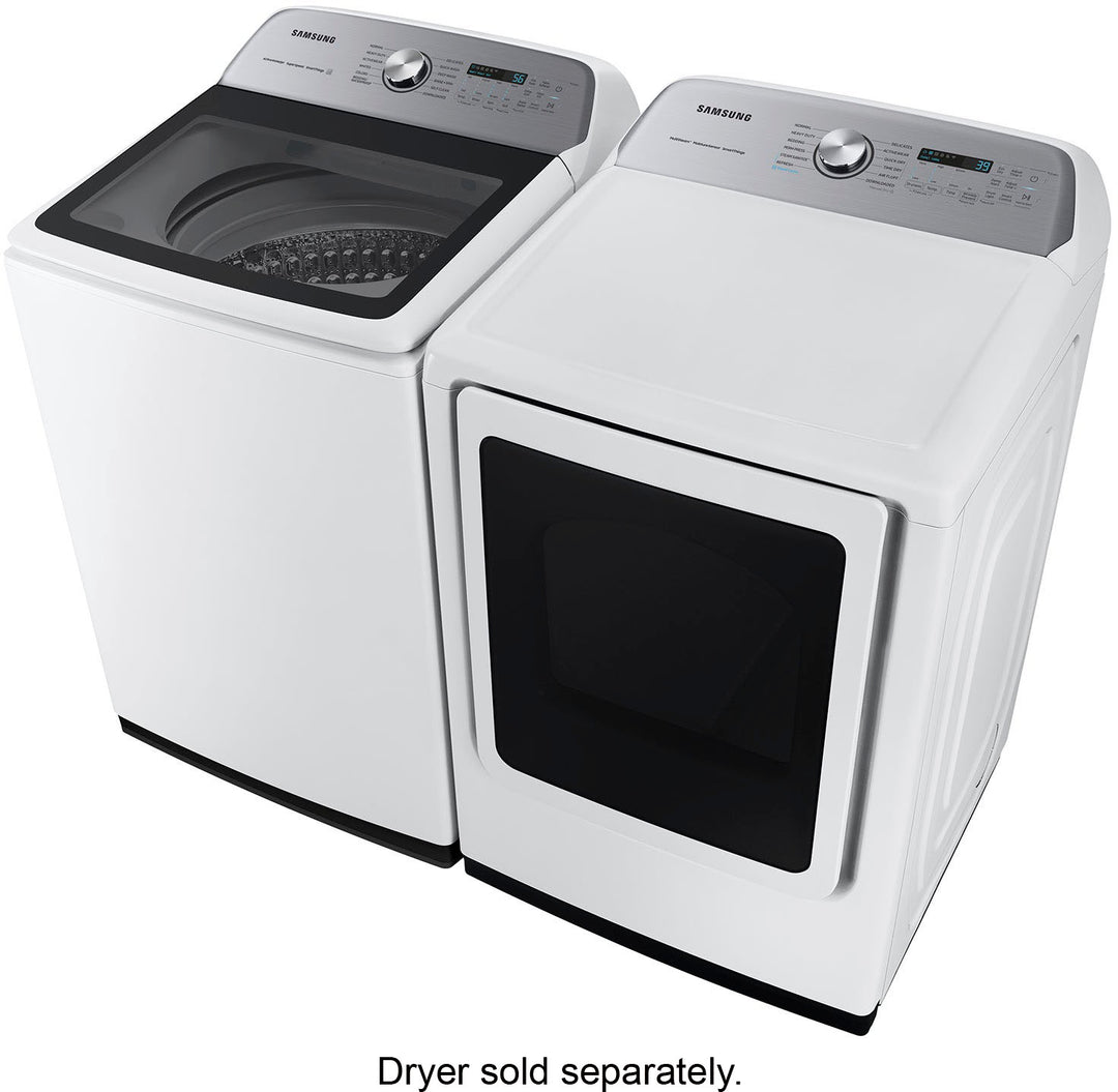 Samsung - 5.2 Cu. Ft. High-Efficiency Smart Top Load Washer with Super Speed Wash - White_11