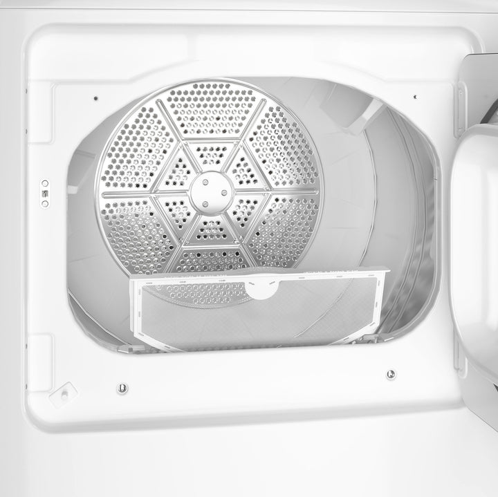 GE - 7.2 Cu. Ft. Electric Dryer with Long Venting up to 120 Ft. - White with Black_3