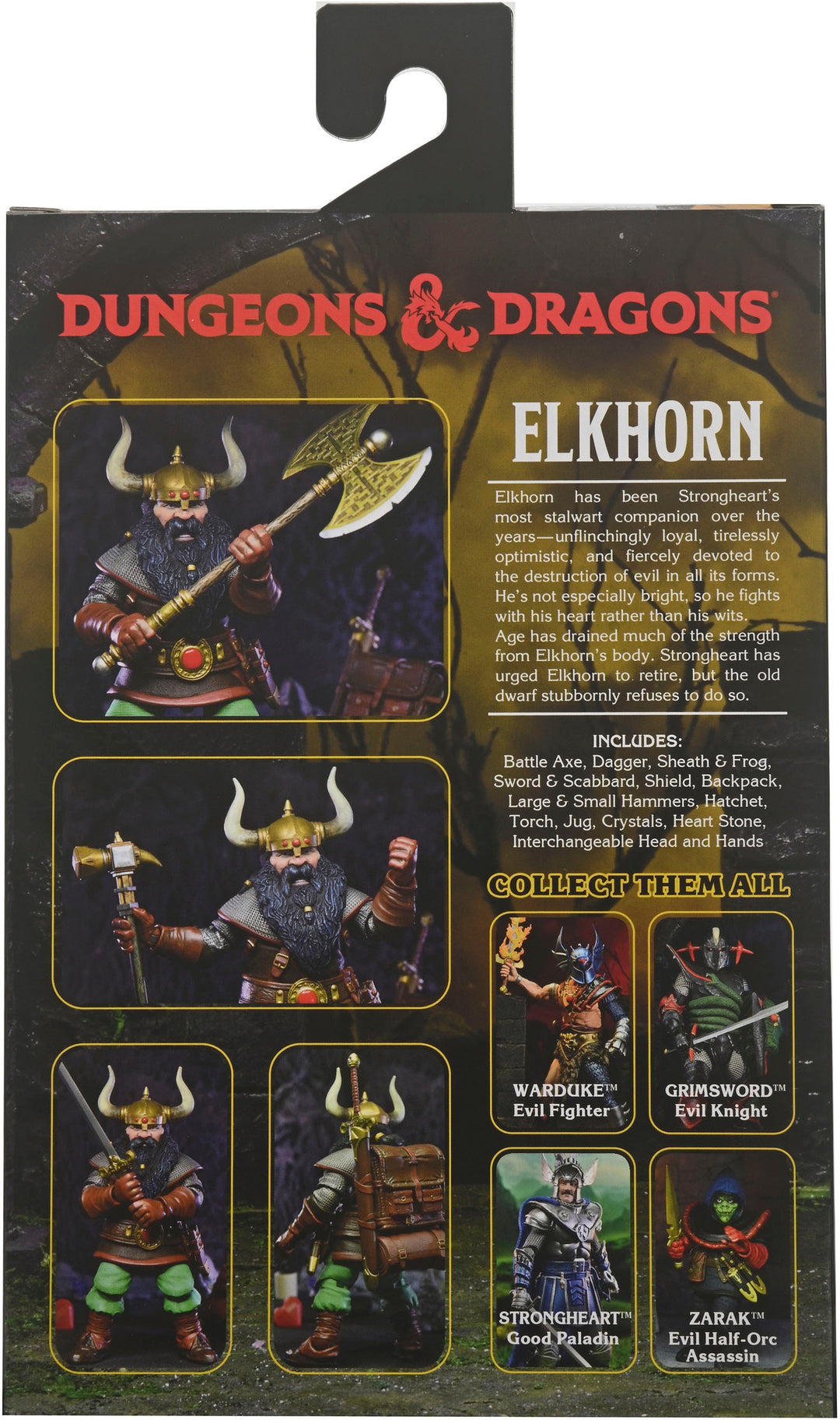 NECA - Dungeons & Dragons - 7” Scale Action Figure - Ultimate Elkhorn the Good Dwarf Fighter_2