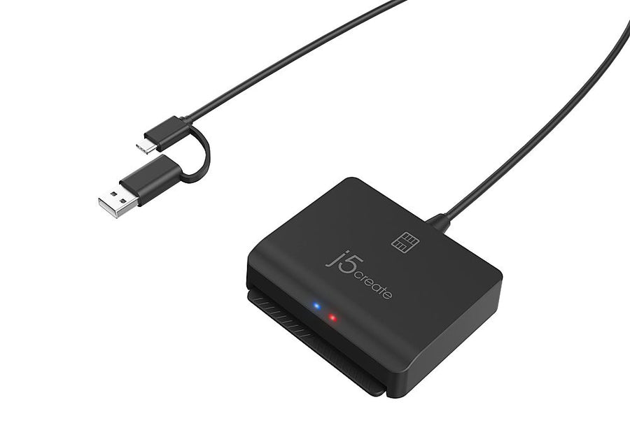 j5create - USBTM Smart Memory Card Reader - Black_0