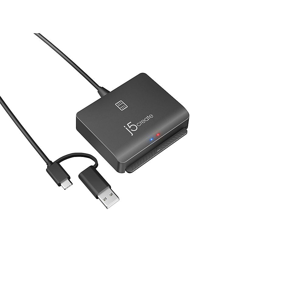 j5create - USBTM Smart Memory Card Reader - Black_1