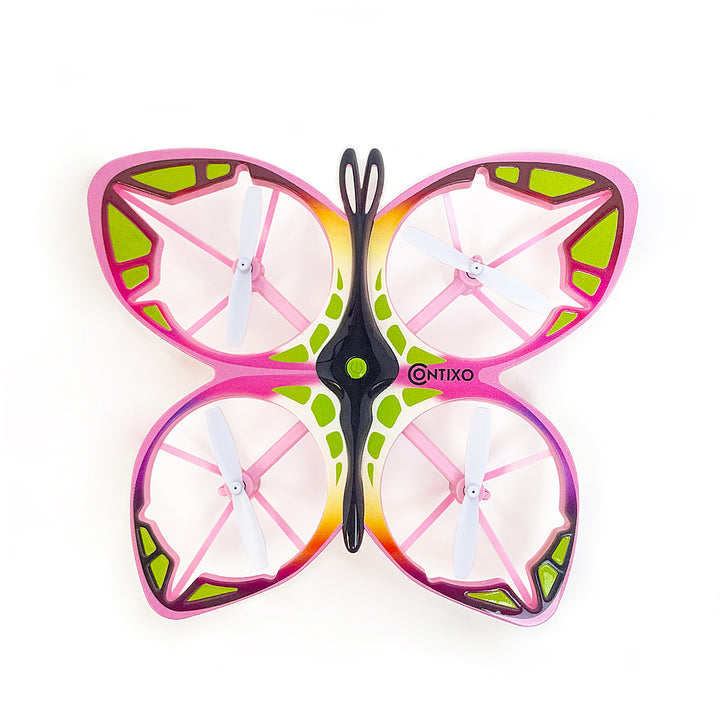 Contixo - RC Light up Butterfly Drone - Pink_1