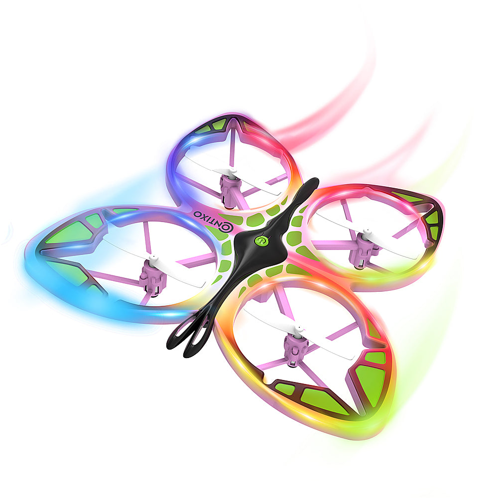 Contixo - RC Light up Butterfly Drone - Pink_4