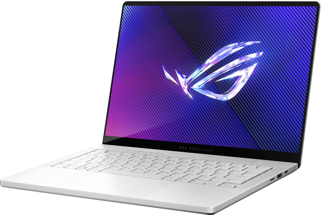 ASUS - ROG Zephyrus G14 (2024) 14" OLED 3K 120Hz Gaming Laptop - AMD Ryzen 9 8945HS - 32GB LPDDR5X - GeForce RTX 4070 - 1TB SSD - Platinum White_6