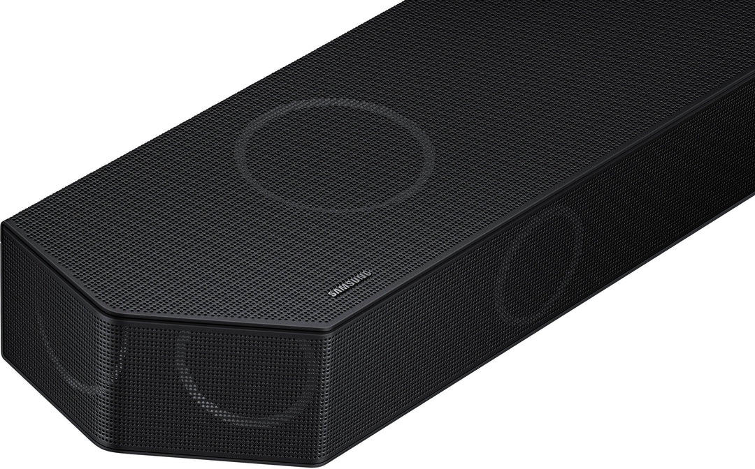 Samsung - Q series 11.1.4 ch. Wireless Dolby Atmos Soundbar + Rear Speakers w/ Q-Symphony- Titan Black. - Black_9