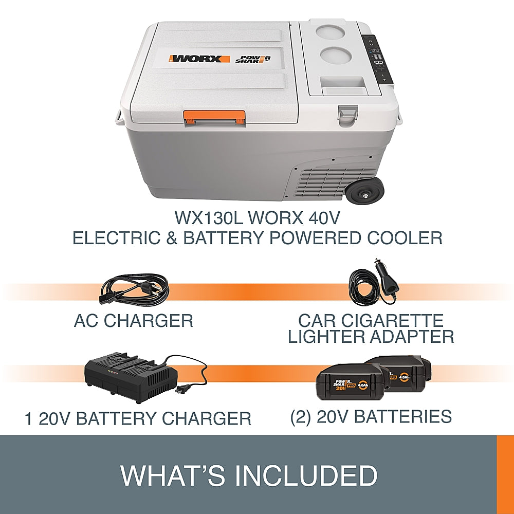 WORX - WX876L 20V Battery Powered & Electric Cooler - Black_4