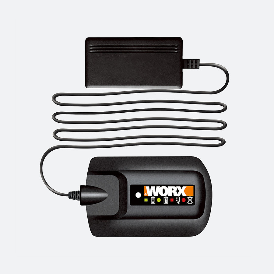 WORX - 20V Power Share Lithium Ion 3-5 Hour Battery Charger - Black_0
