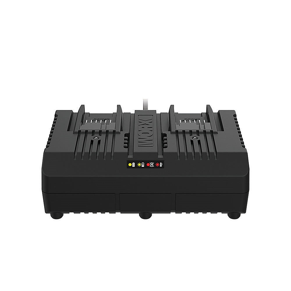 WORX - 20V Power Share Li-ion 1-Hour Dual Port Quick Charger - Black_1