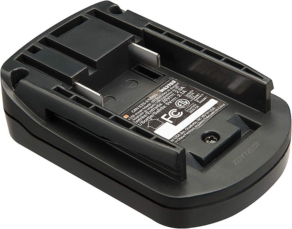 20V USB Charger Adapter for Worx Battery - Black_1