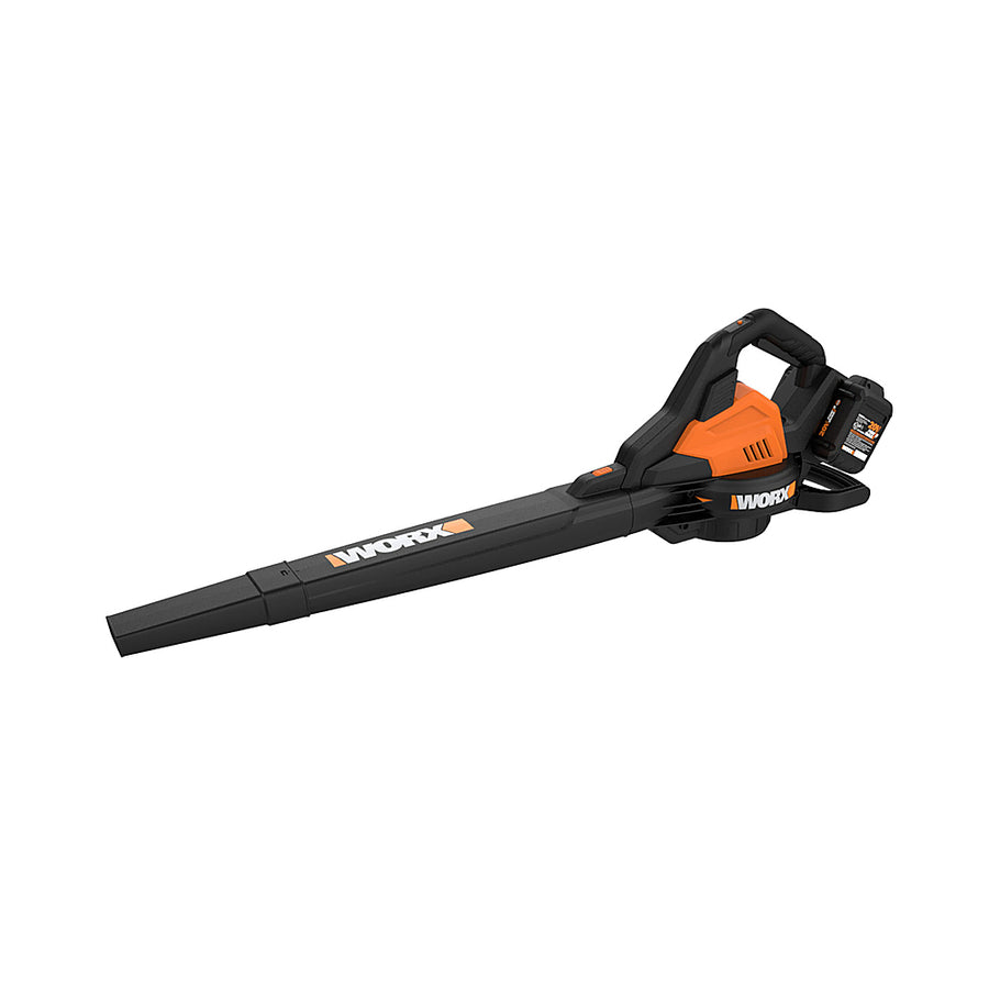 WORX - 40V Power Share 4.0Ah Cordless Leaf Blower/Vac/Mulcher (Batteries & Charger Included) - Black_0