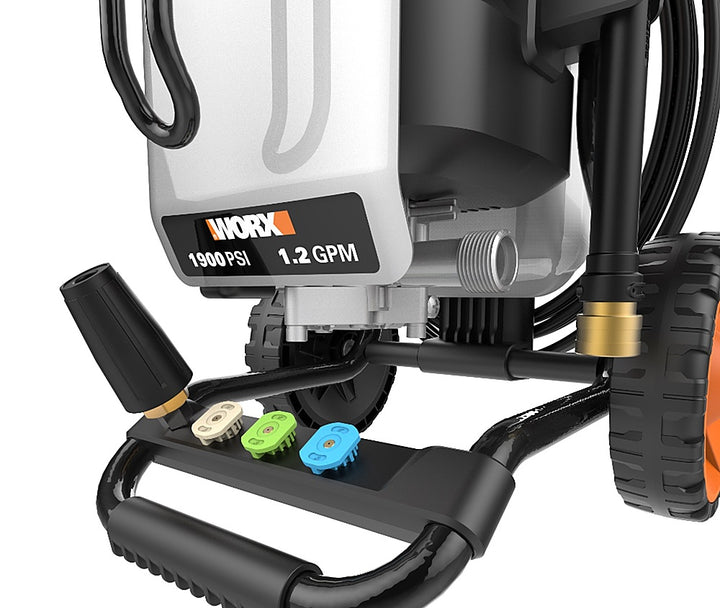 WORX - WG606 Electric Pressure Washer up to 1900 PSI - Black_5