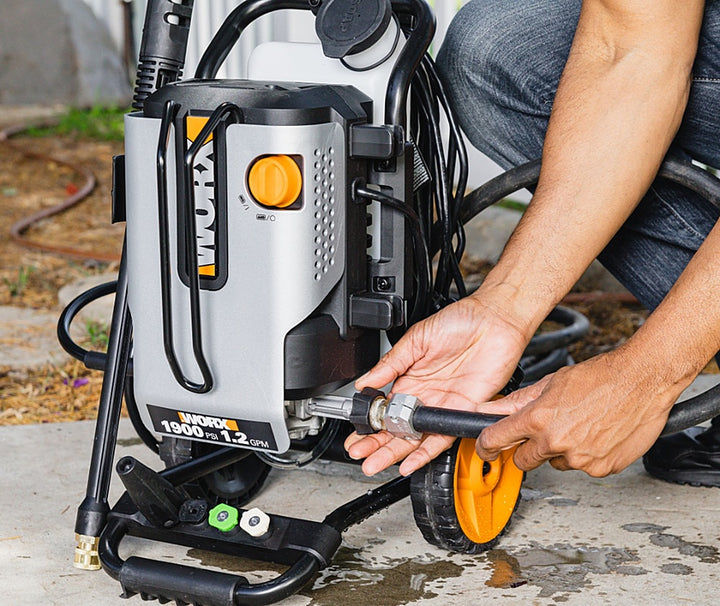 WORX - WG606 Electric Pressure Washer up to 1900 PSI - Black_4